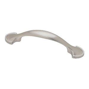 Liberty Half Round Foot Cabinet Pull Silver 3inch